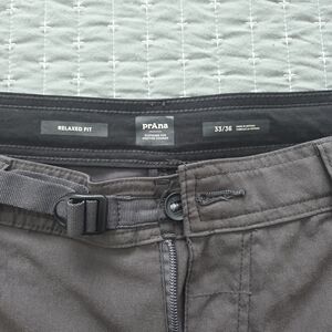 prAna Relaxed Fit Men's Pants in Dark Gray
